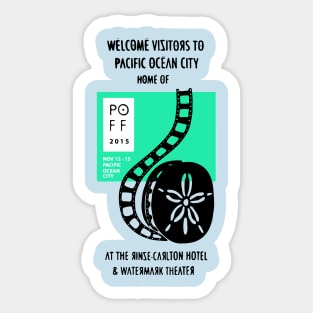 Pacific Ocean Film Festival Sticker
